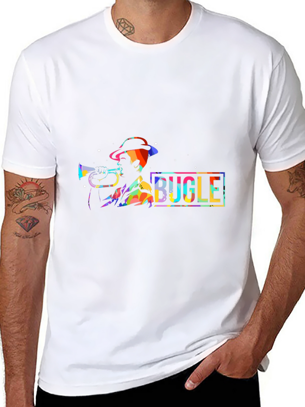Bugle Player Graphic Tee