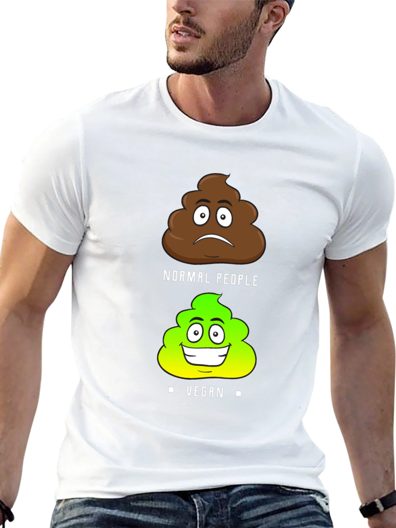 Vegan Poop Humor T-Shirt