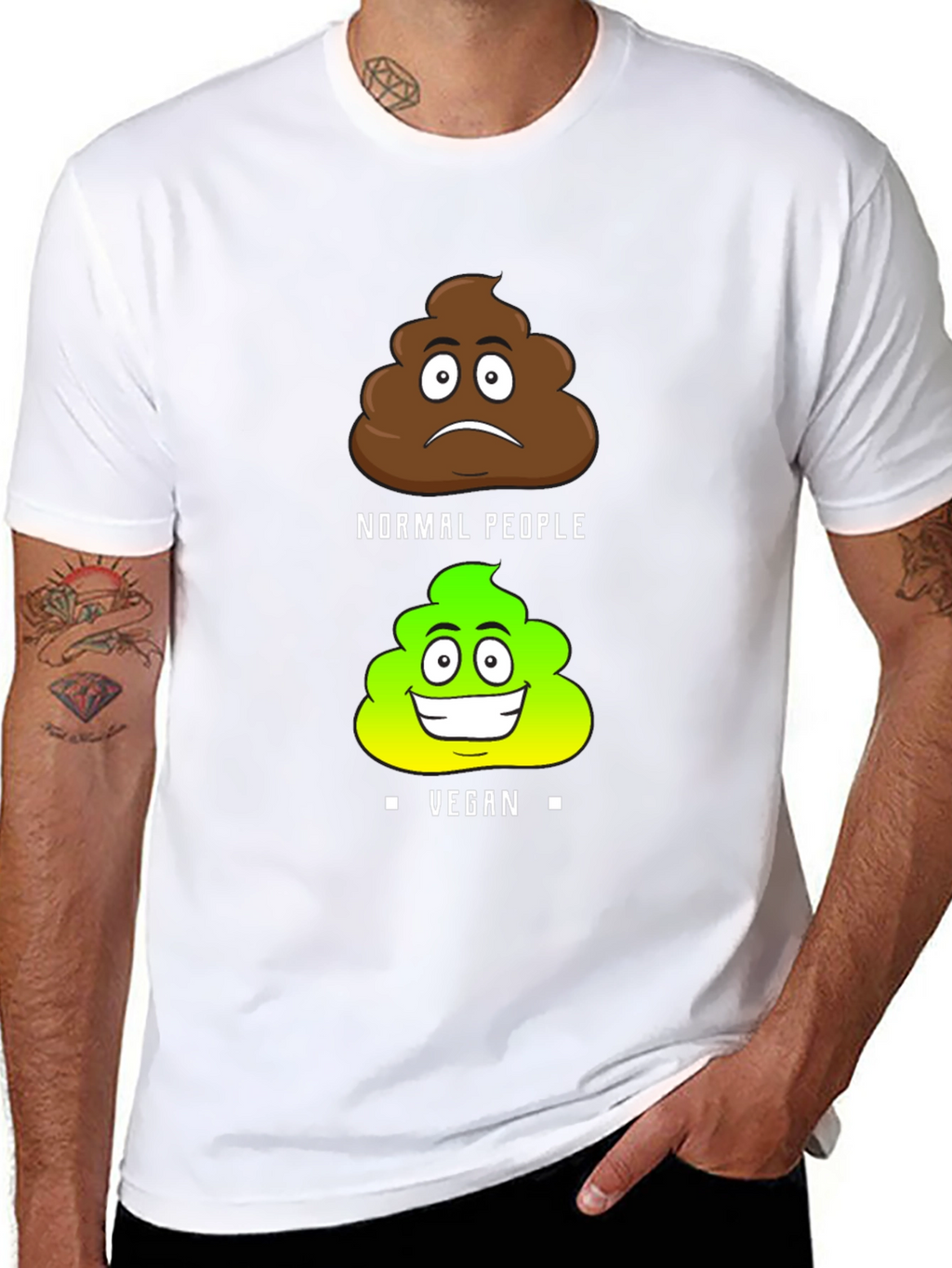 Vegan Poop Humor T-Shirt
