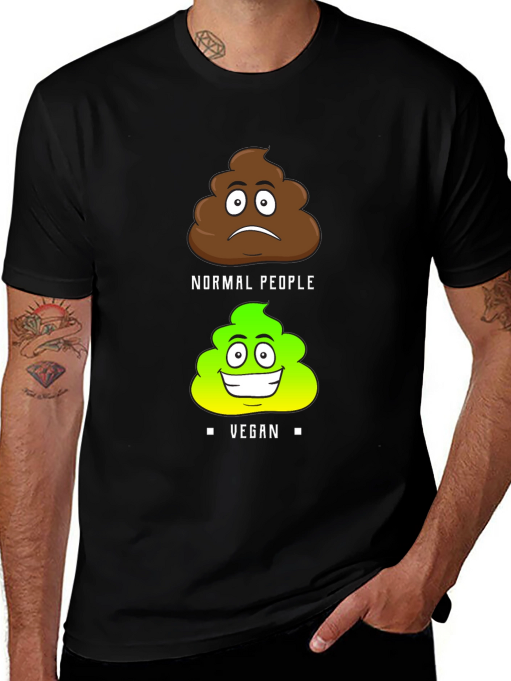 Vegan Poop Humor T-Shirt