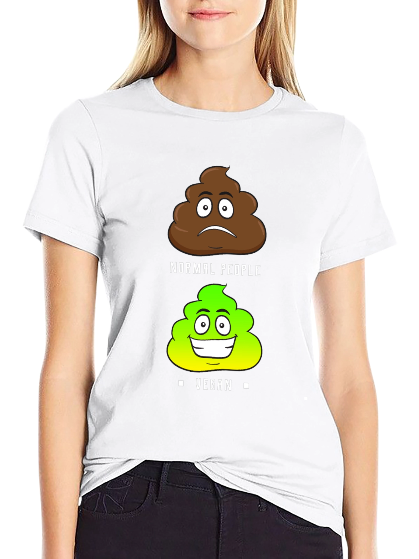 Vegan Poop Humor T-Shirt