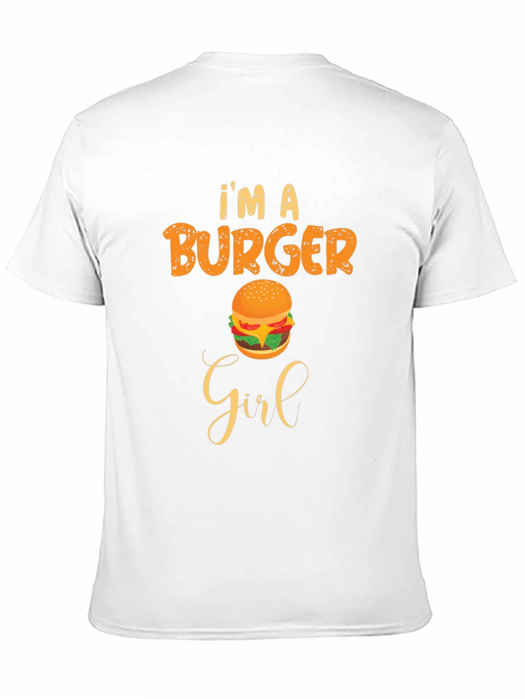 Im A Burger Girl Black T-Shirt