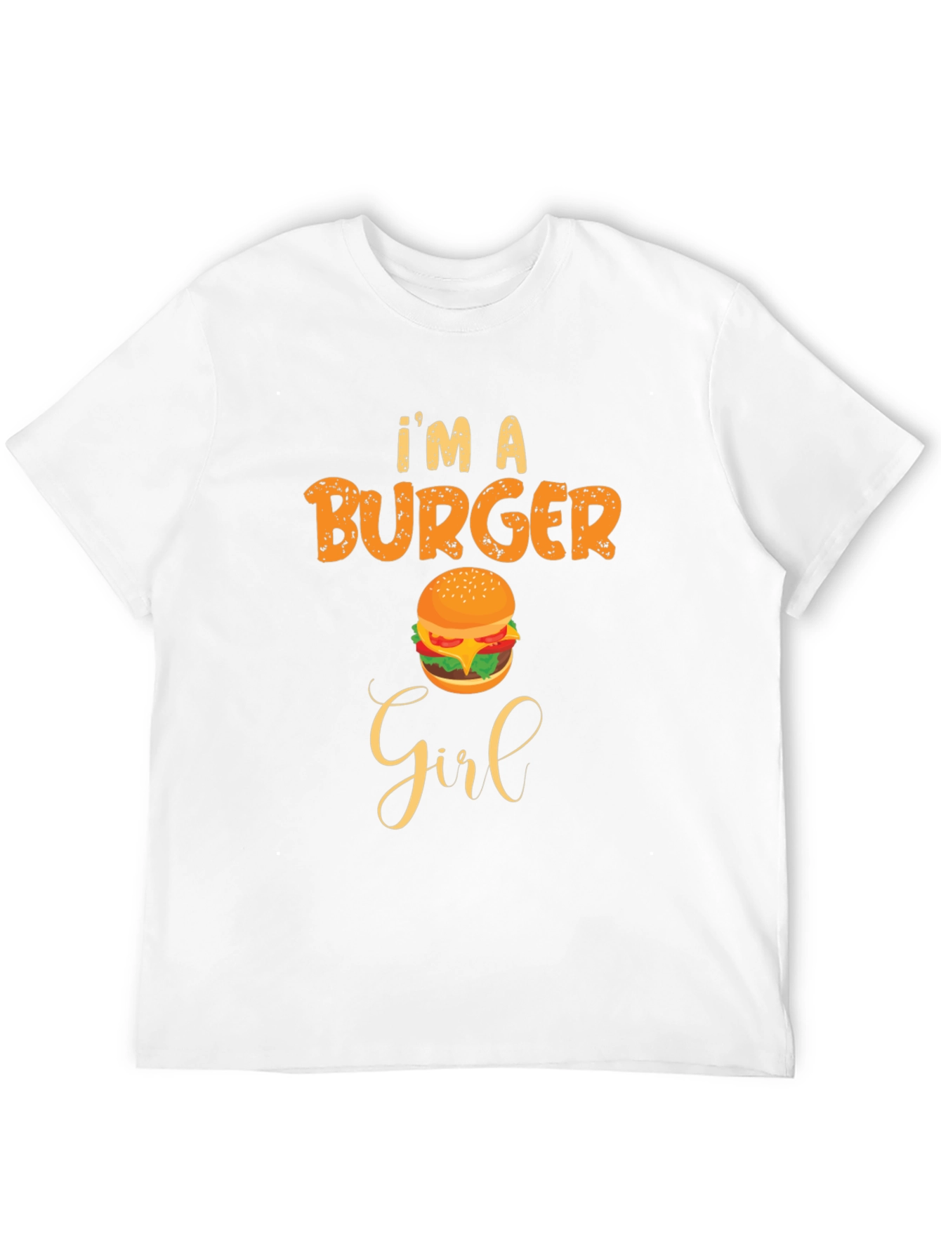 Im A Burger Girl Black T-Shirt