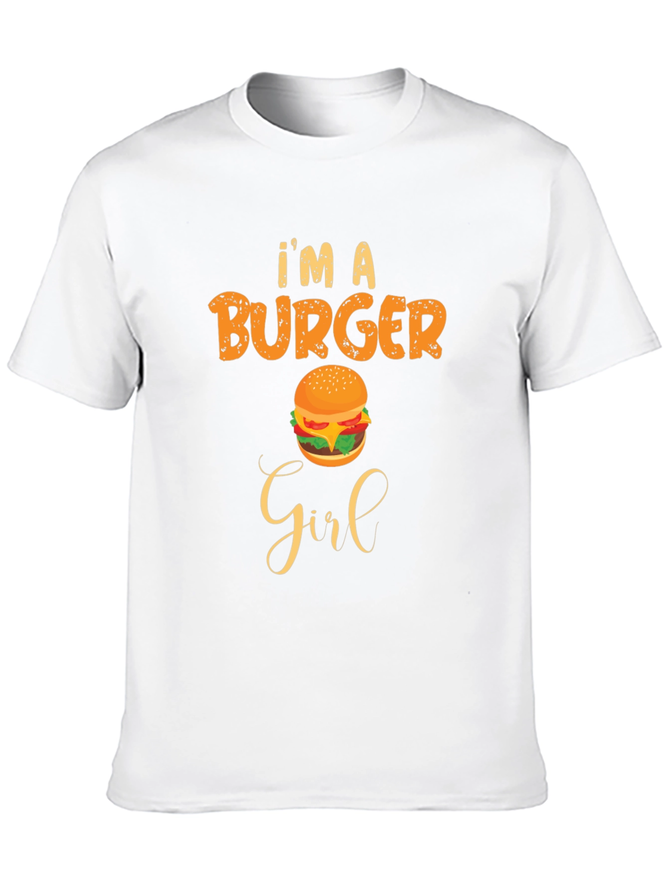 Im A Burger Girl Black T-Shirt