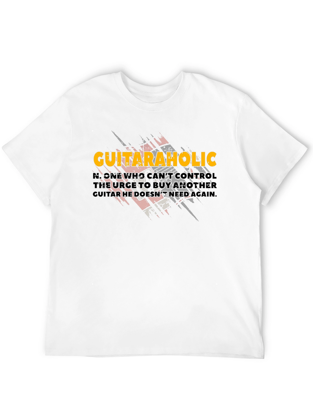 Guitaraholic T-Shirt - Music Lover Tee