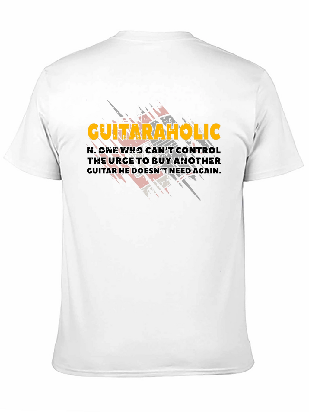 Guitaraholic T-Shirt - Music Lover Tee