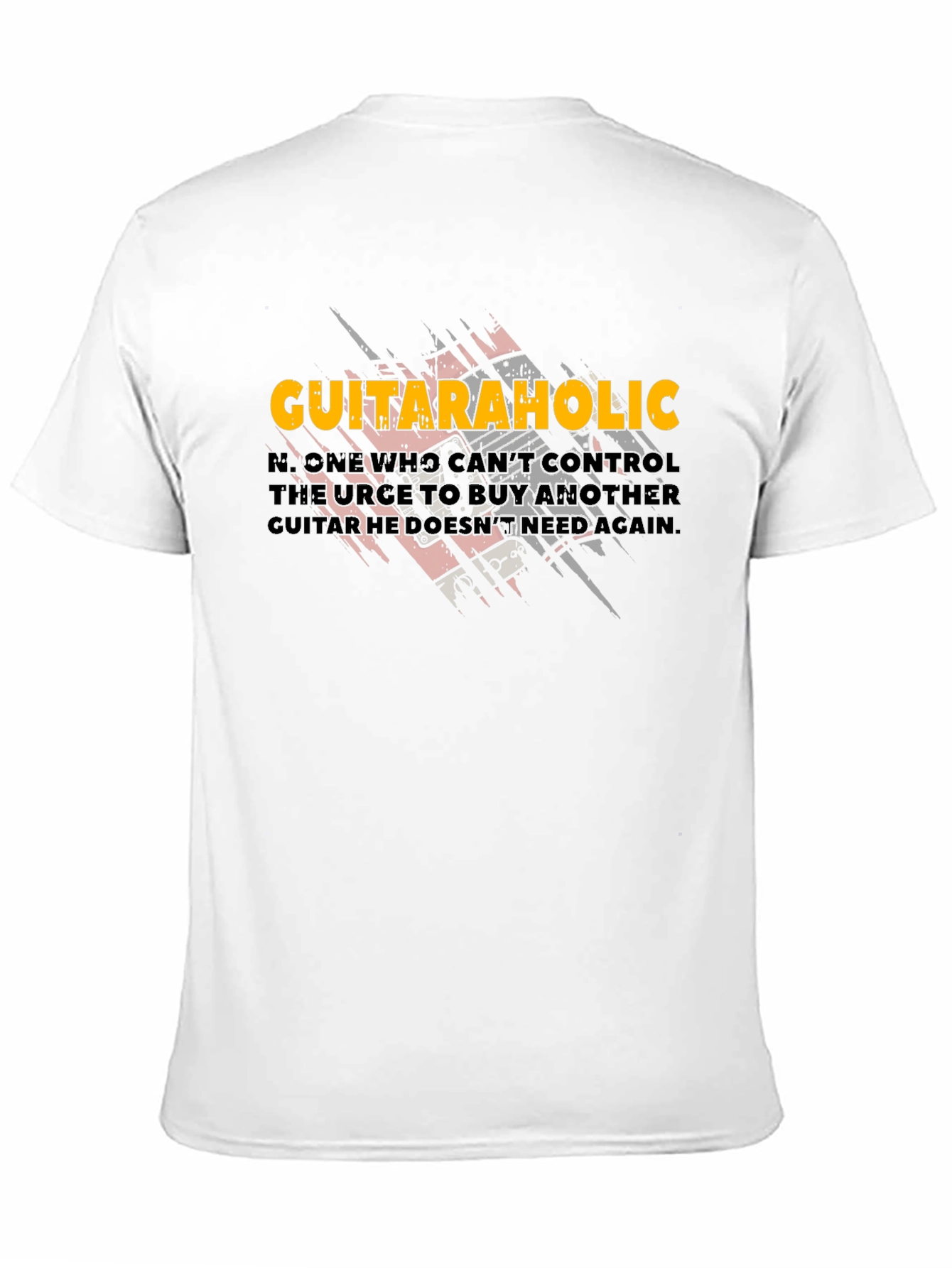 Guitaraholic T-Shirt - Music Lover Tee