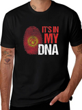 Its In My DNA Fingerprint Graphic Tee