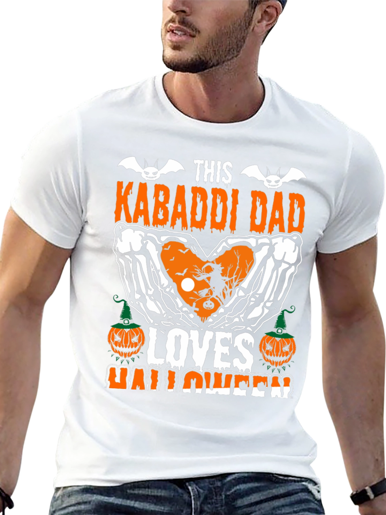 Kabaddi Dad Loves Halloween T-Shirt