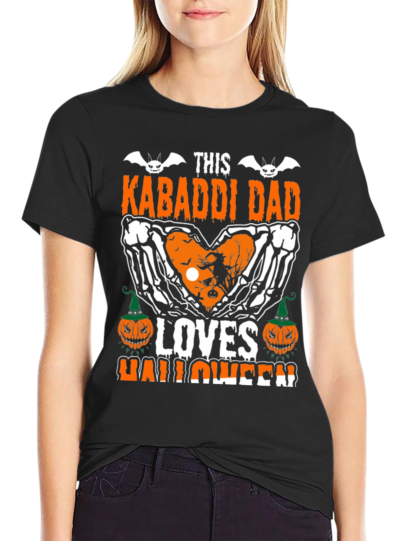 Kabaddi Dad Loves Halloween T-Shirt