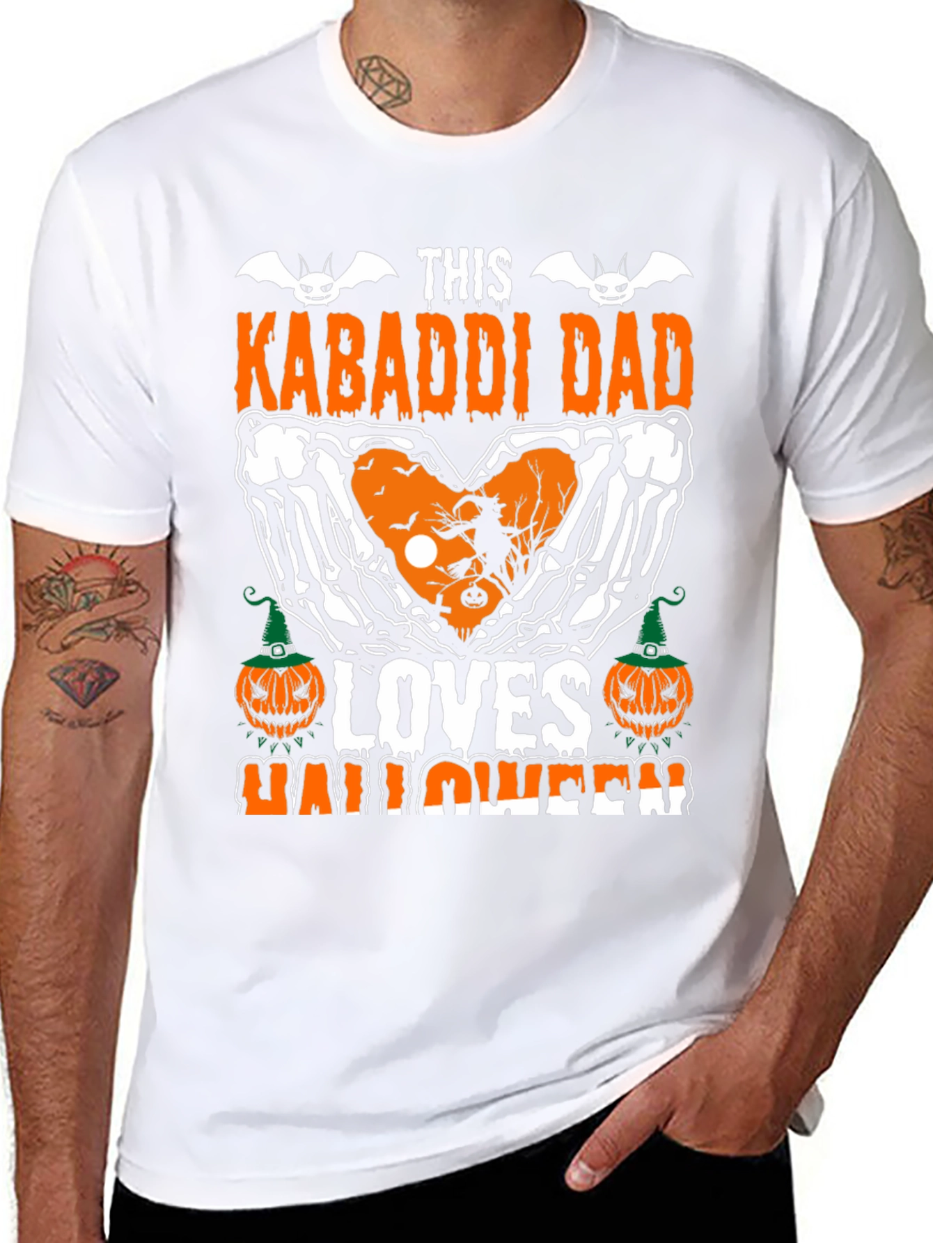 Kabaddi Dad Loves Halloween T-Shirt