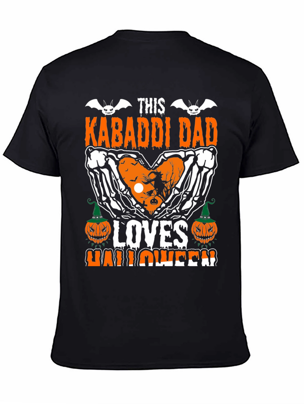 Kabaddi Dad Loves Halloween T-Shirt