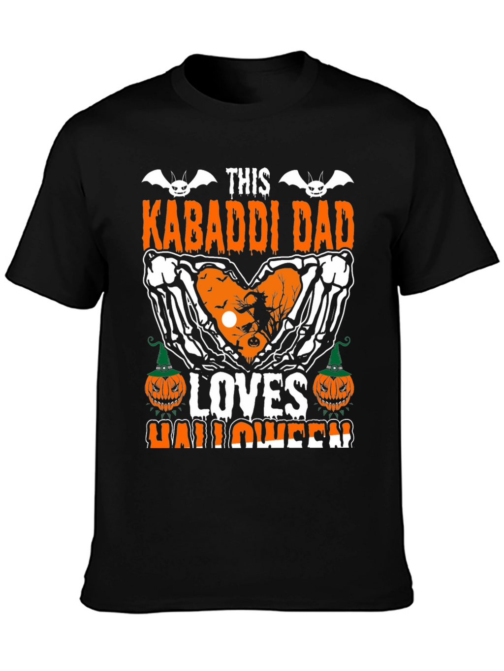 Kabaddi Dad Loves Halloween T-Shirt