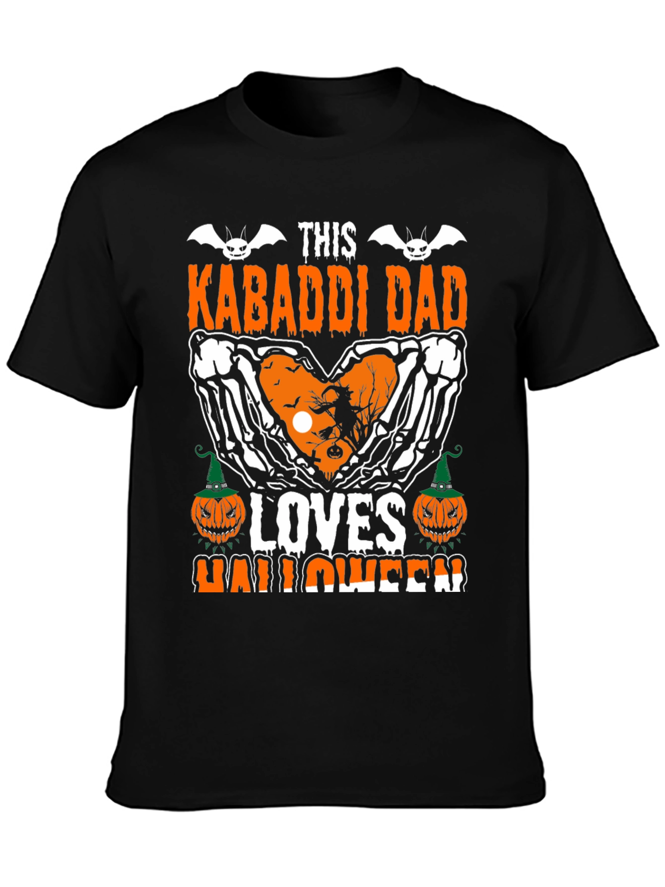Kabaddi Dad Loves Halloween T-Shirt
