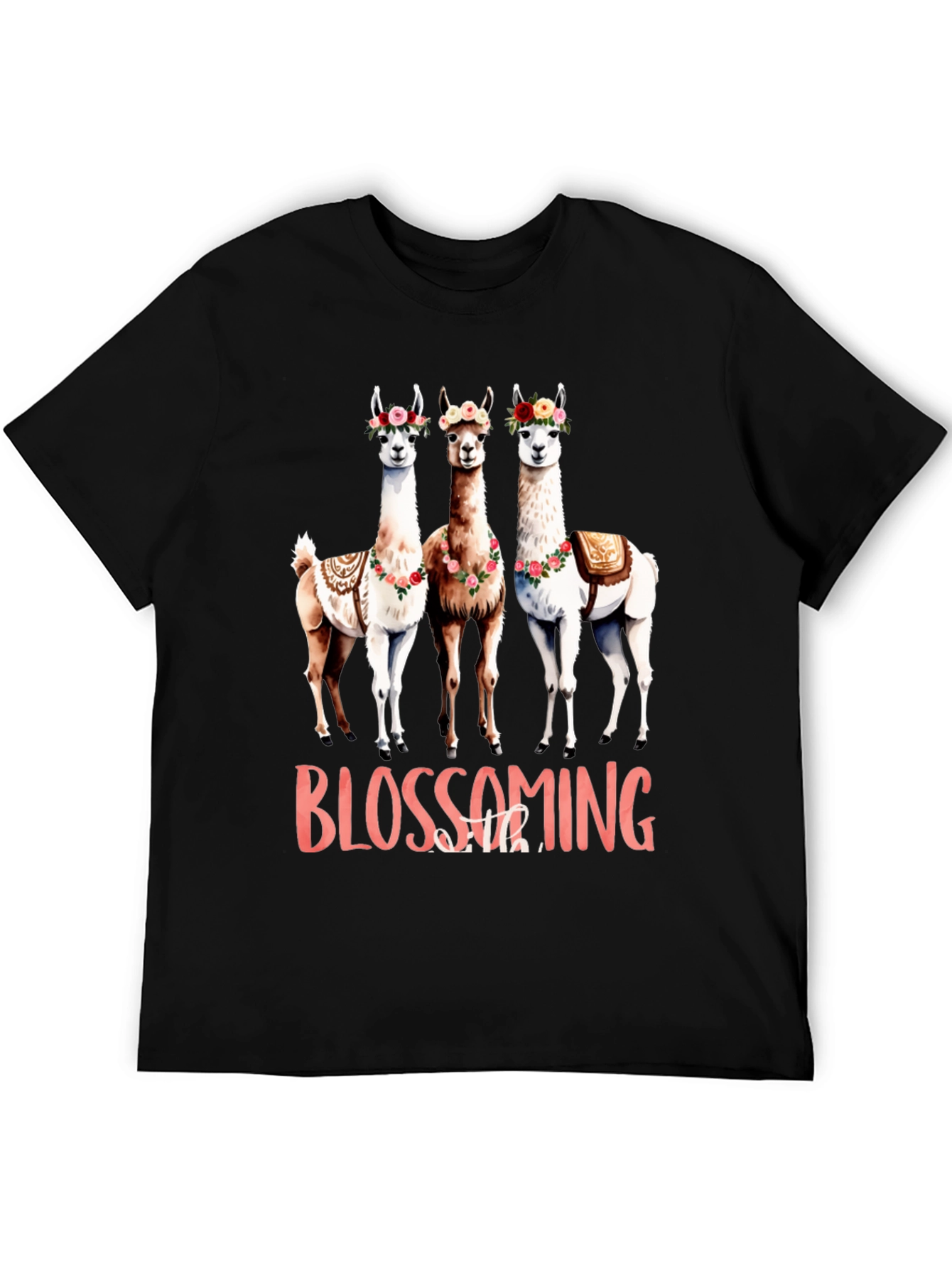 Blossoming Llama Graphic Tee