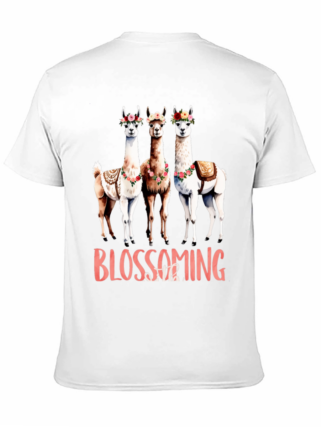 Blossoming Llama Graphic Tee