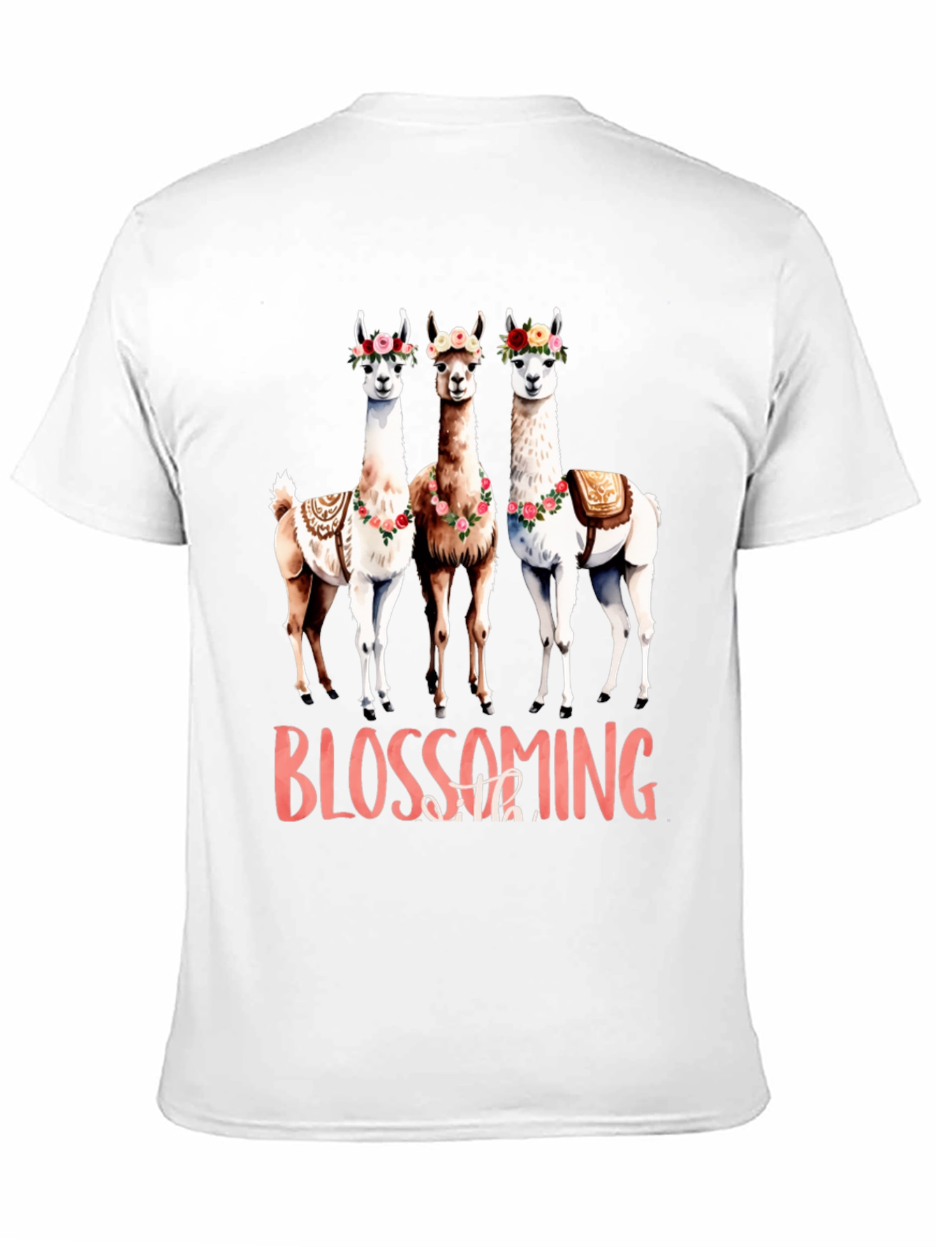 Blossoming Llama Graphic Tee