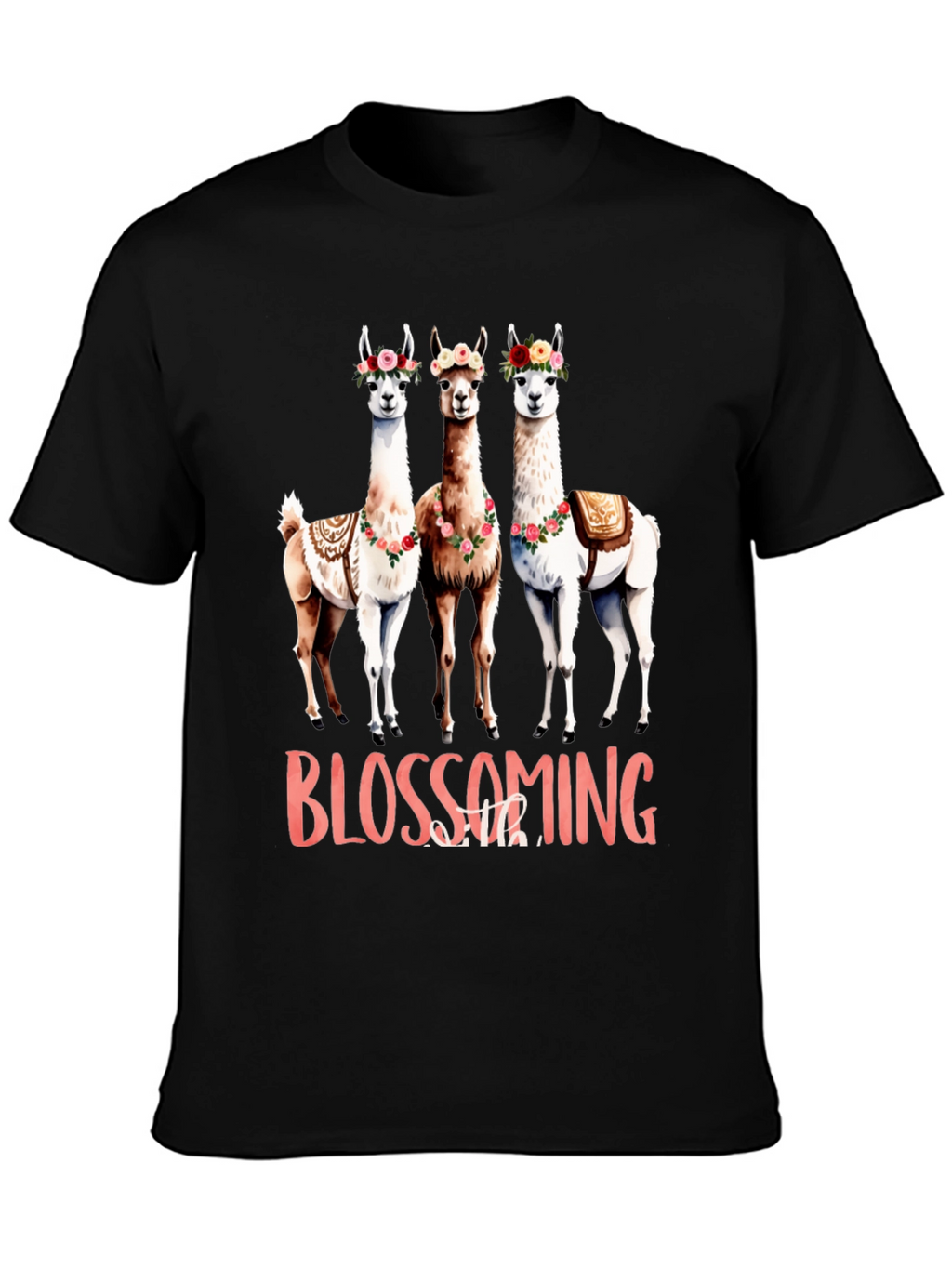 Blossoming Llama Graphic Tee
