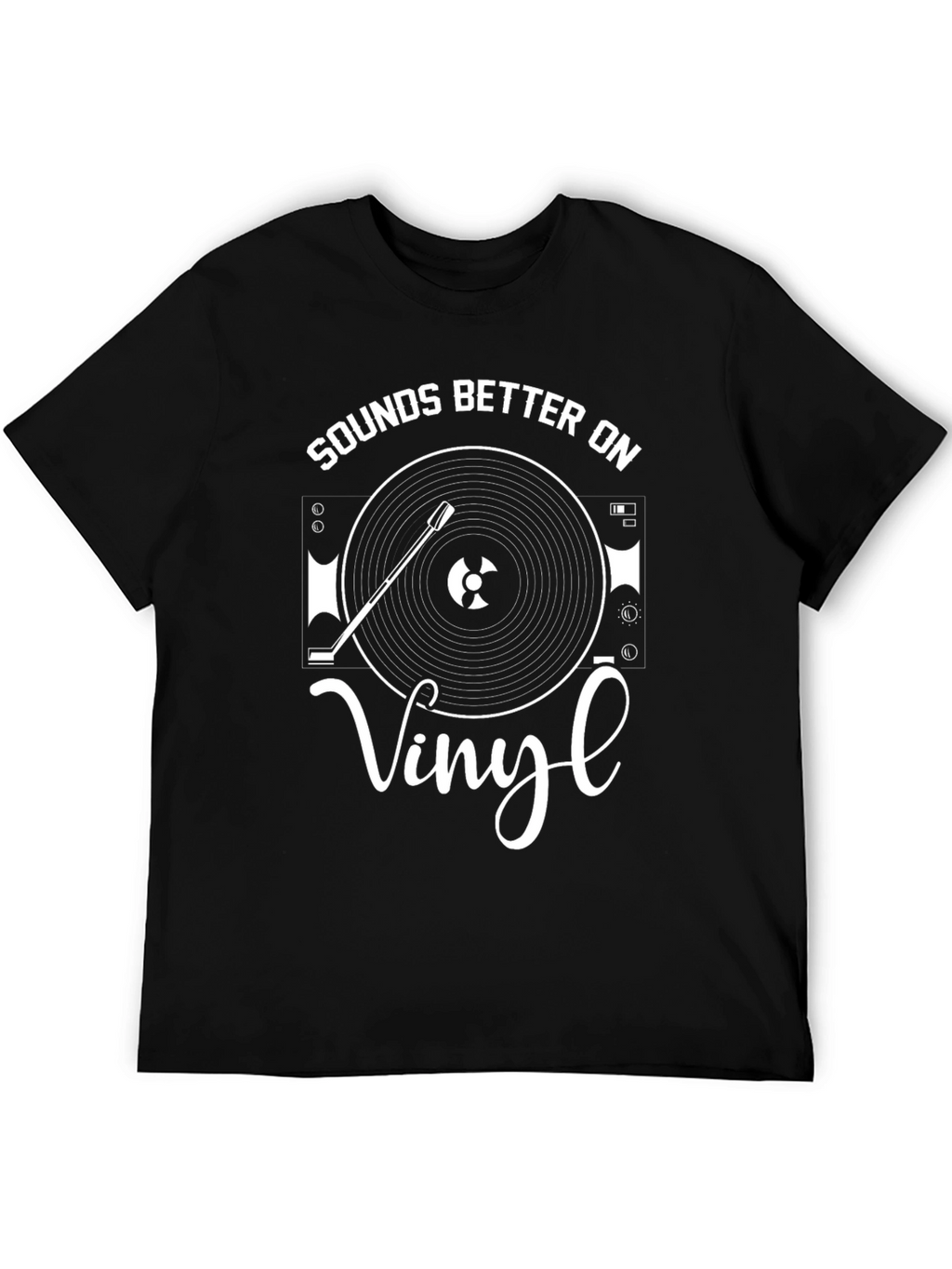 Sounds Better On Vinyl Graphic T-Shirt