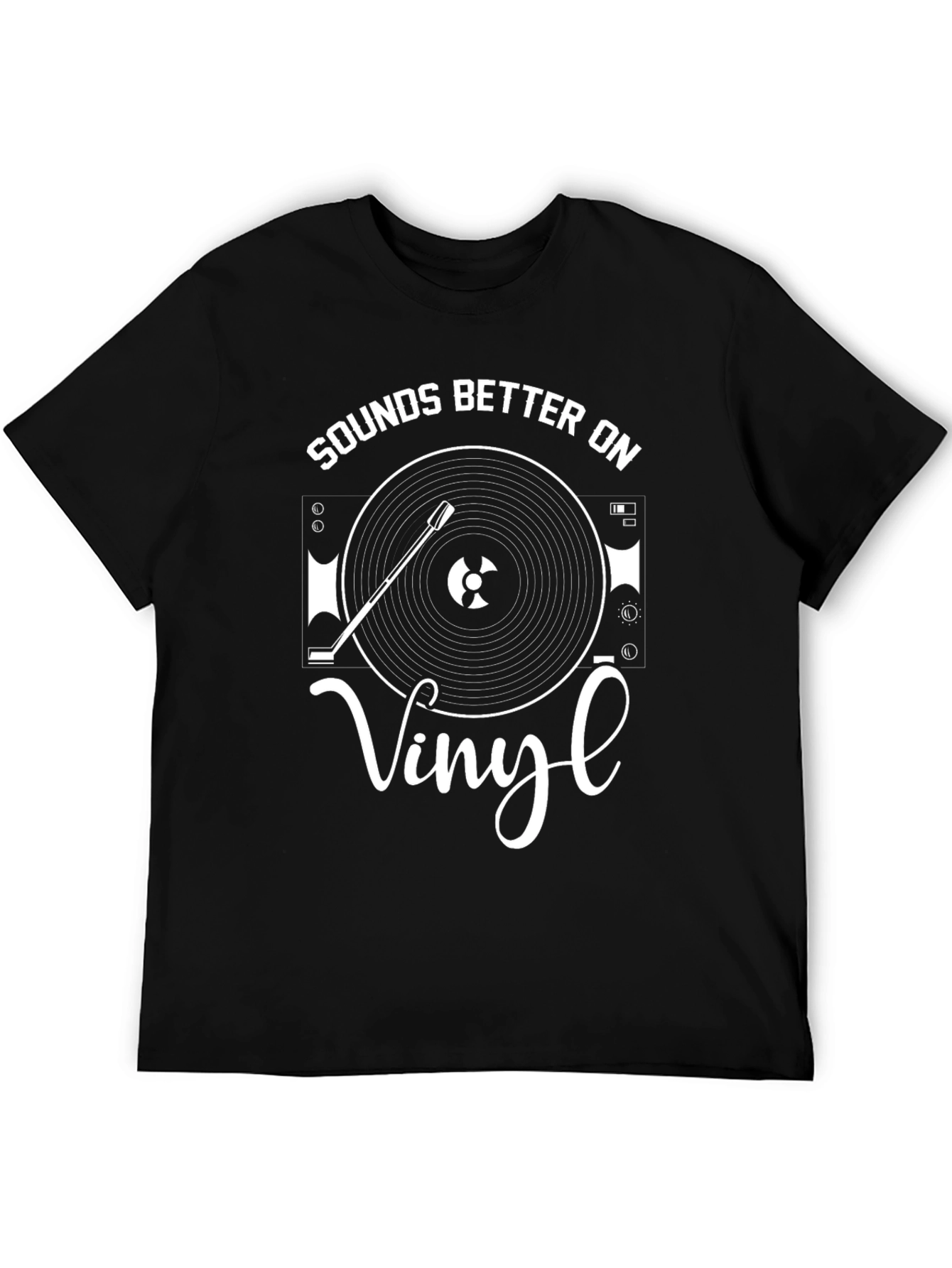 Sounds Better On Vinyl Graphic T-Shirt