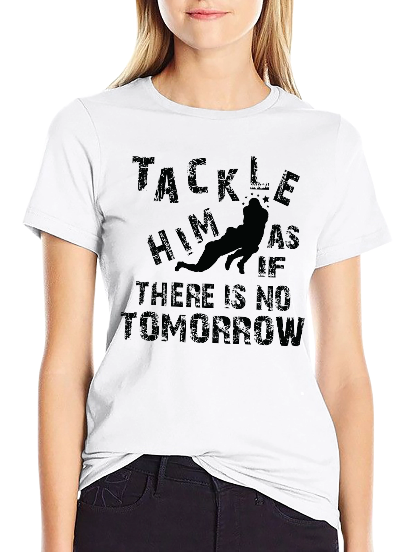 Tackle Him Funny Football T-Shirt
