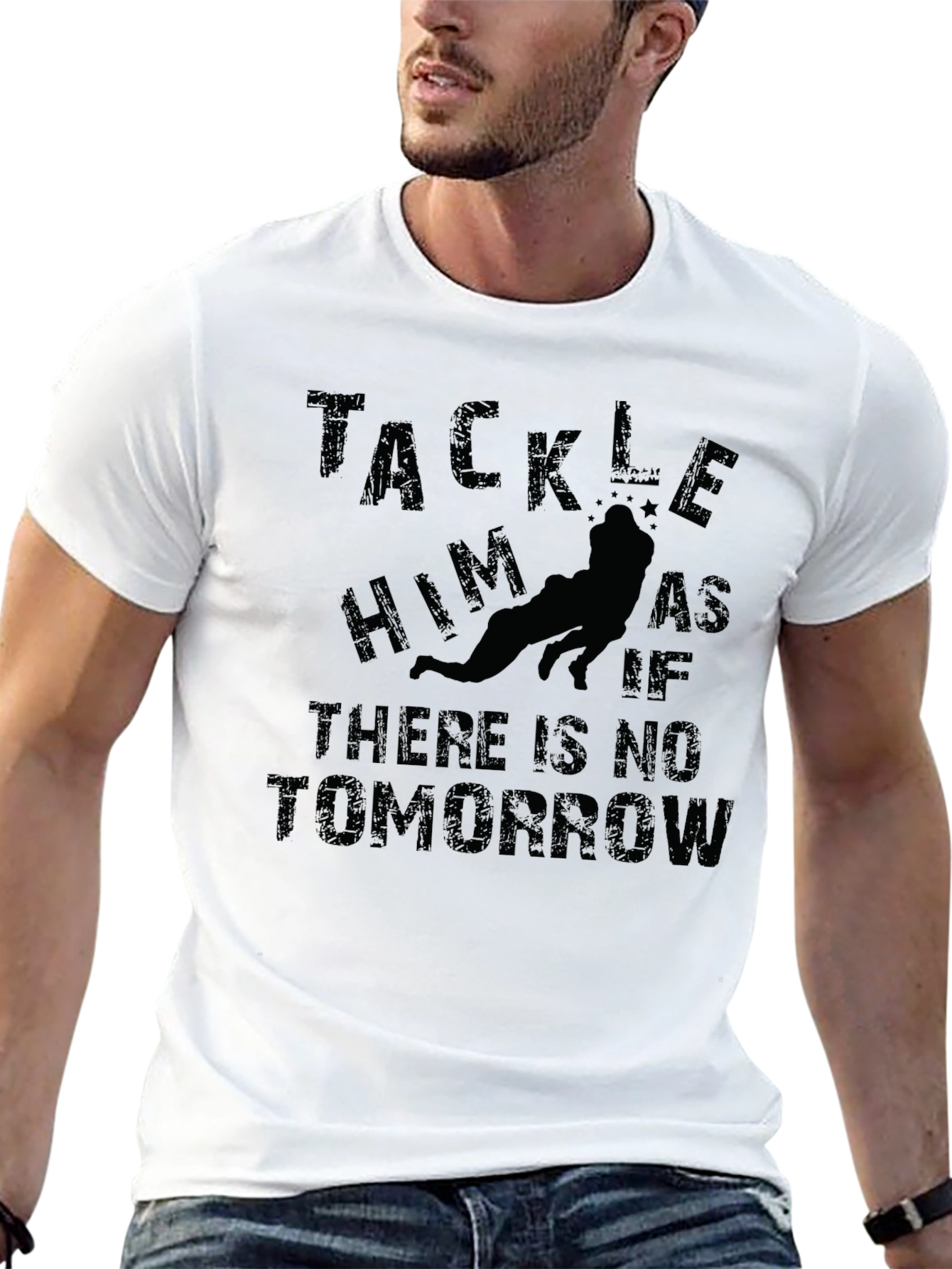Tackle Him Funny Football T-Shirt
