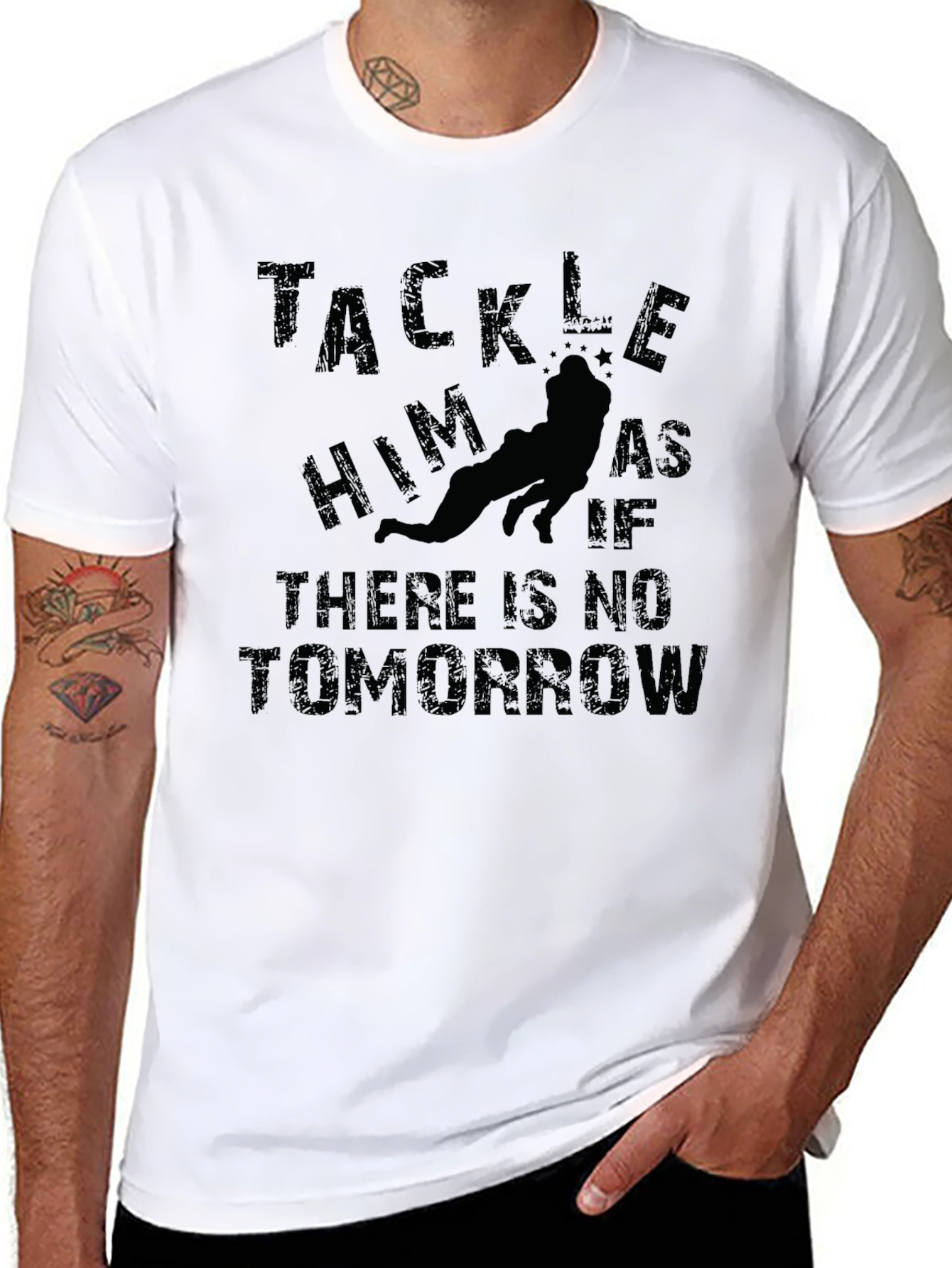 Tackle Him Funny Football T-Shirt