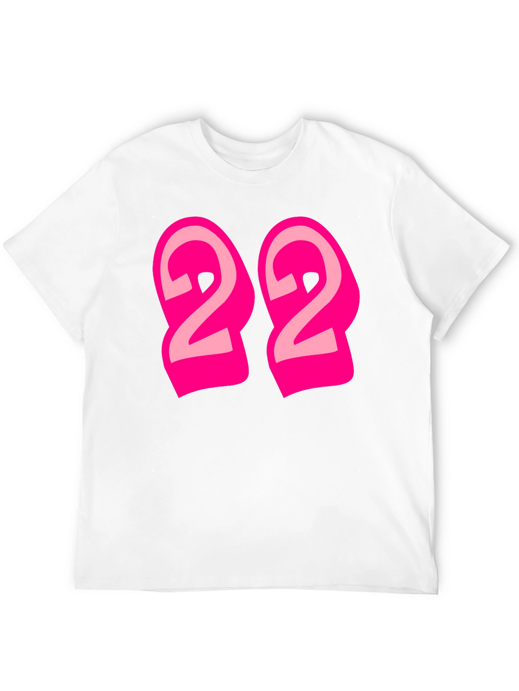 Bold Number 22 Graphic Tee - Black