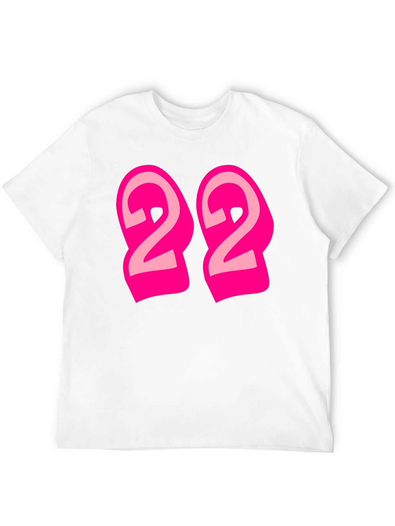 Bold Number 22 Graphic Tee - Black
