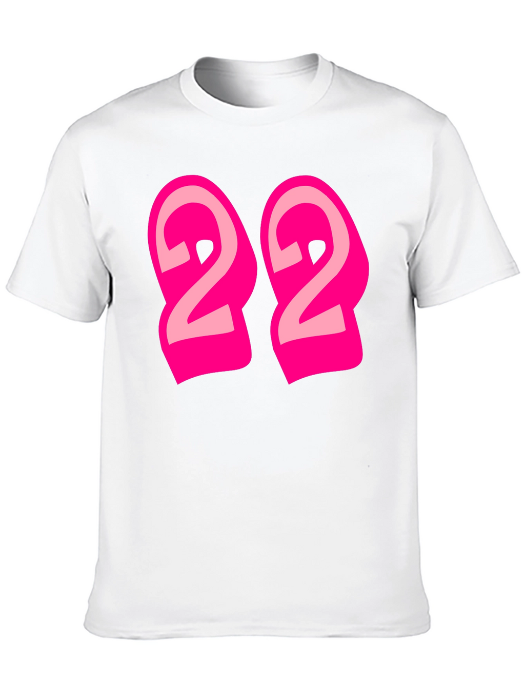 Bold Number 22 Graphic Tee - Black