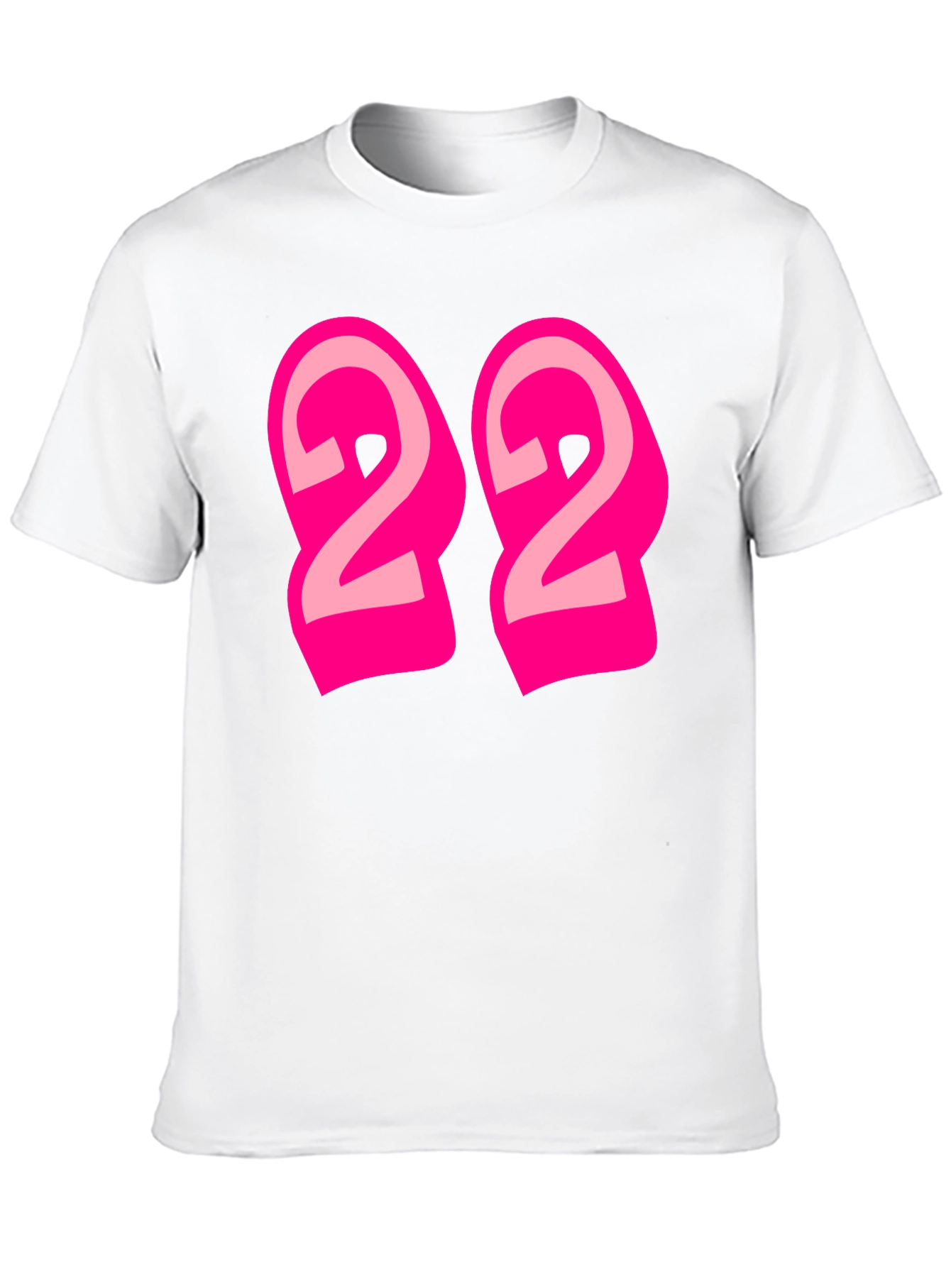 Bold Number 22 Graphic Tee - Black