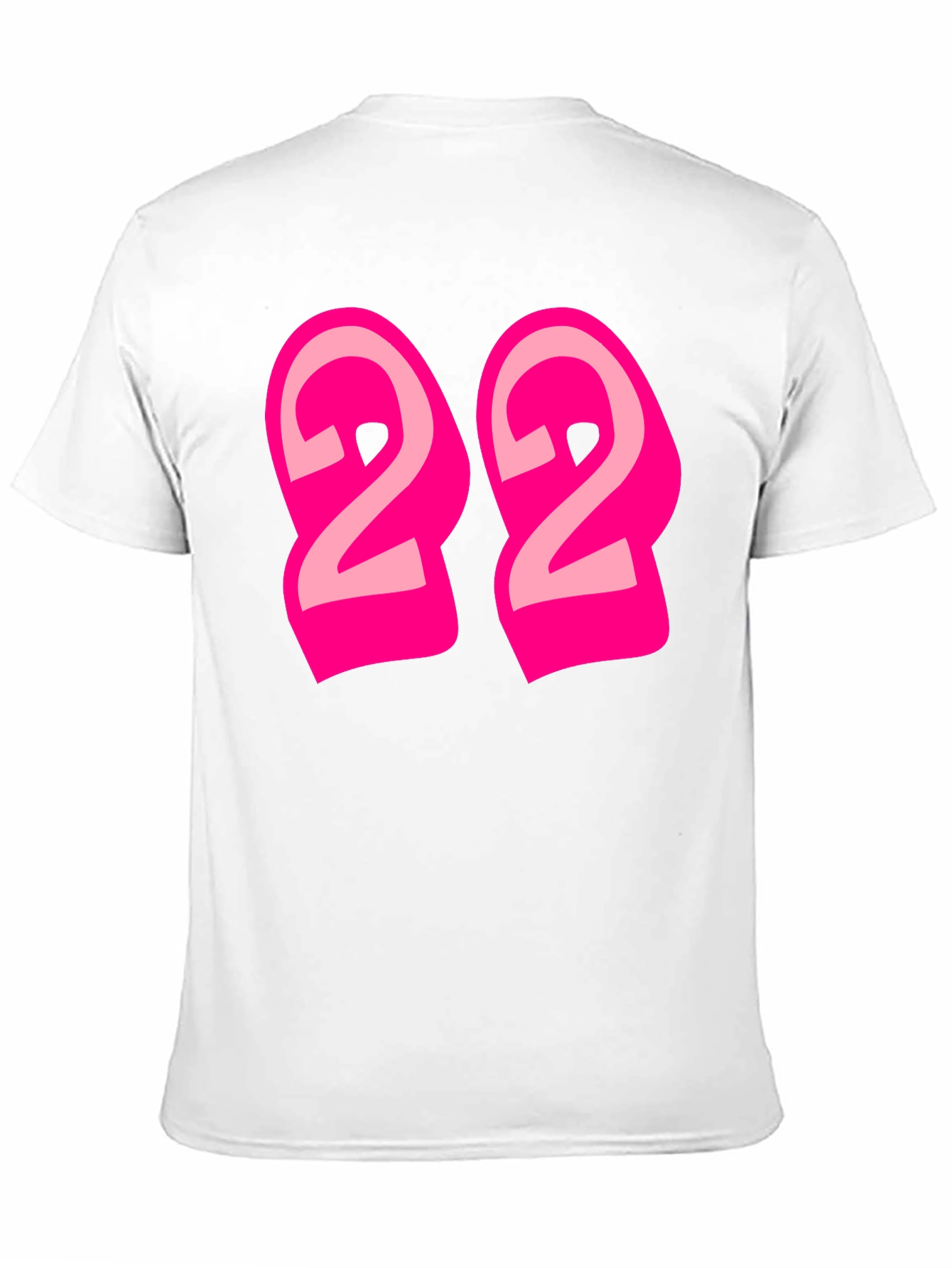 Bold Number 22 Graphic Tee - Black