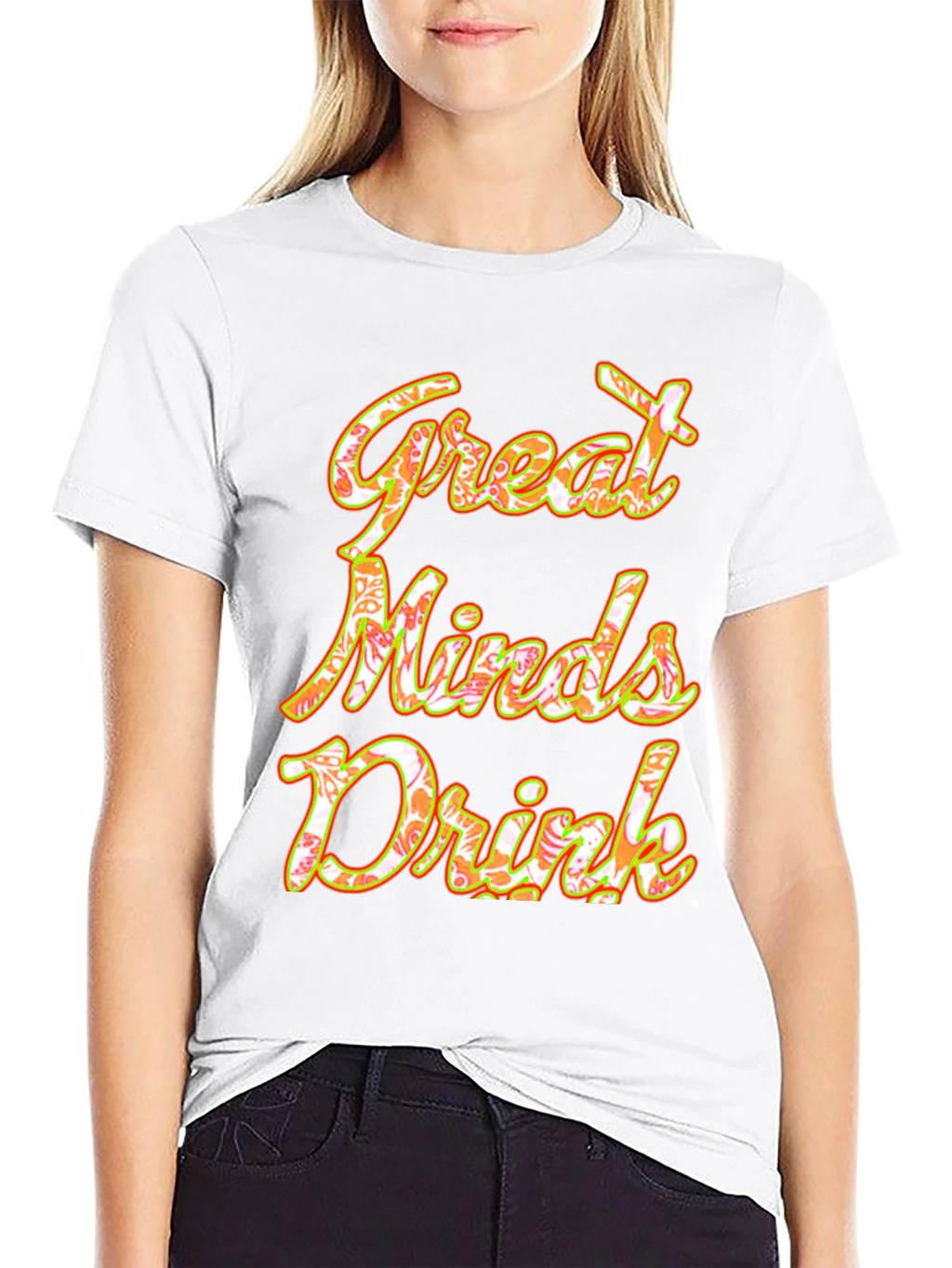Great Minds Drink Graphic Tee - Soft Cotton Blend