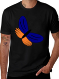 Butterfly Graphic Tee - Stylish Casual Comfort