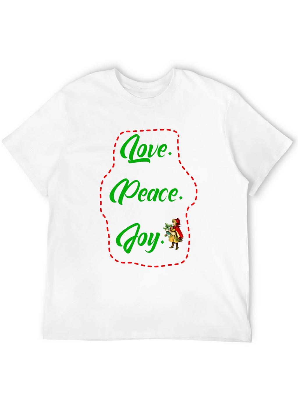 Love Peace Joy Holiday Graphic Tee