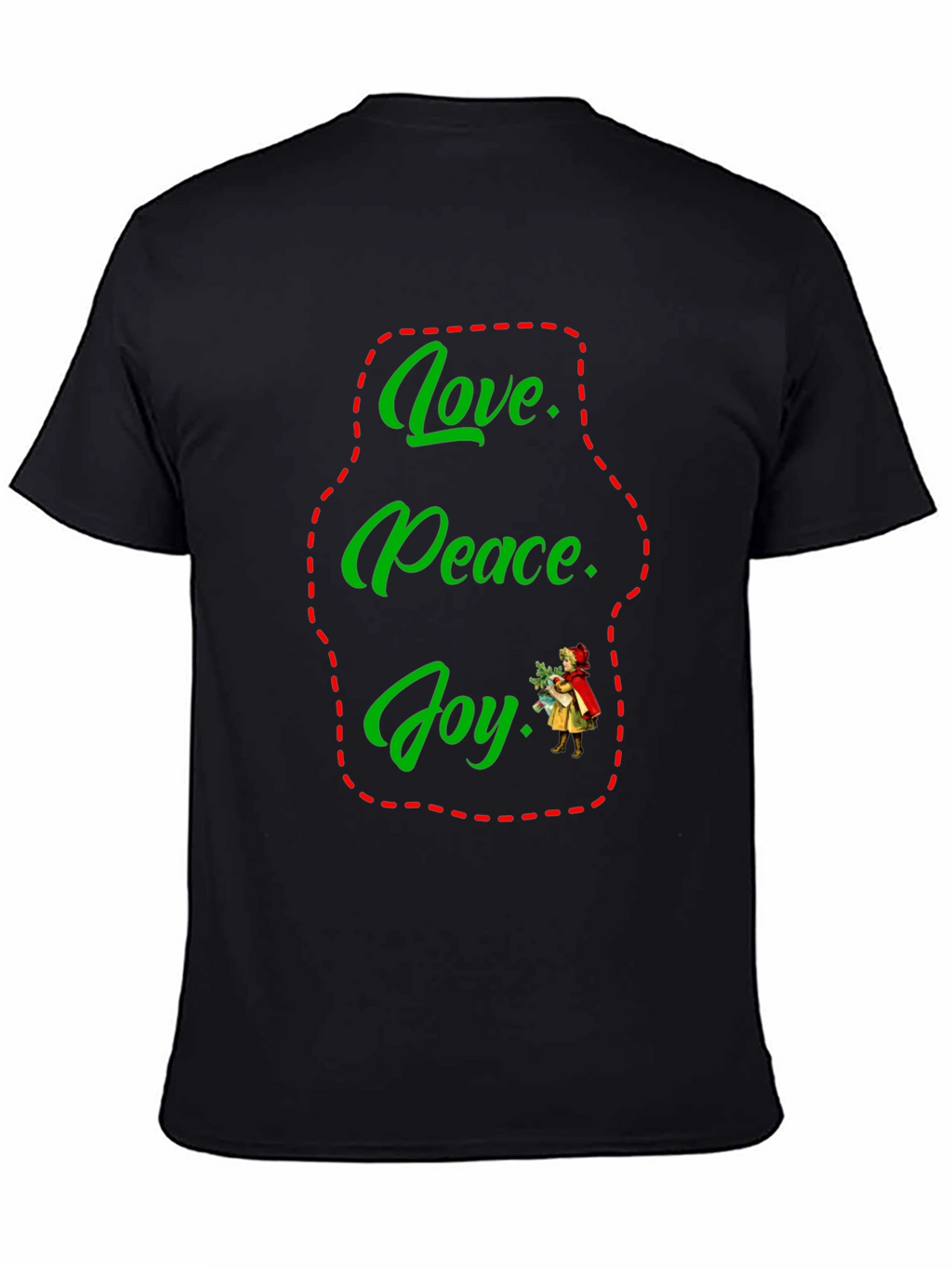 Love Peace Joy Holiday Graphic Tee