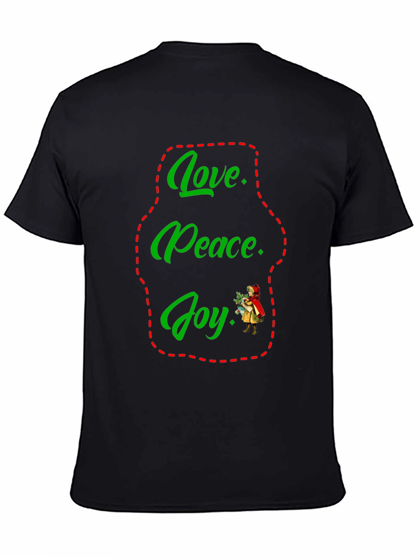 Love Peace Joy Holiday Graphic Tee