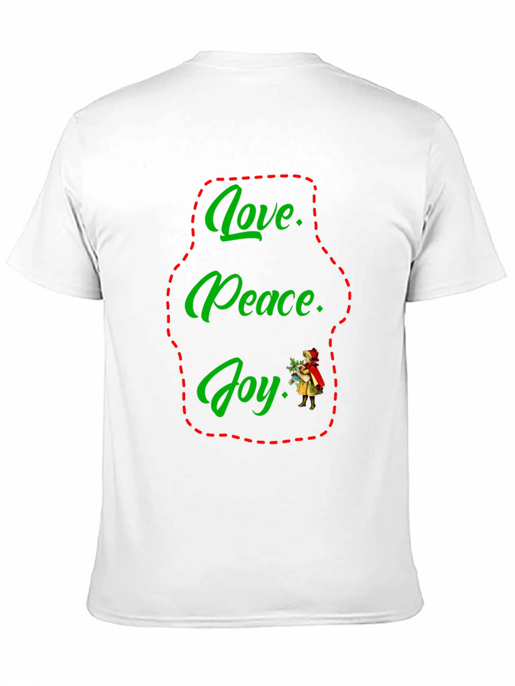 Love Peace Joy Holiday Graphic Tee