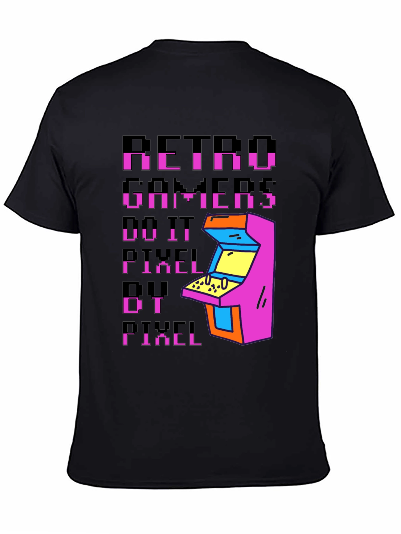 Retro Gamers Do It Pixel By Pixel T-Shirt