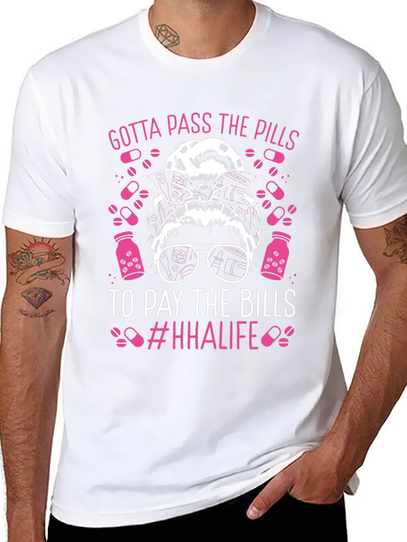 Gotta Pass The Pills T-Shirt - HHAlife