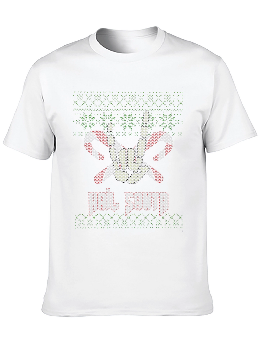 Rock On Santa Christmas T-Shirt