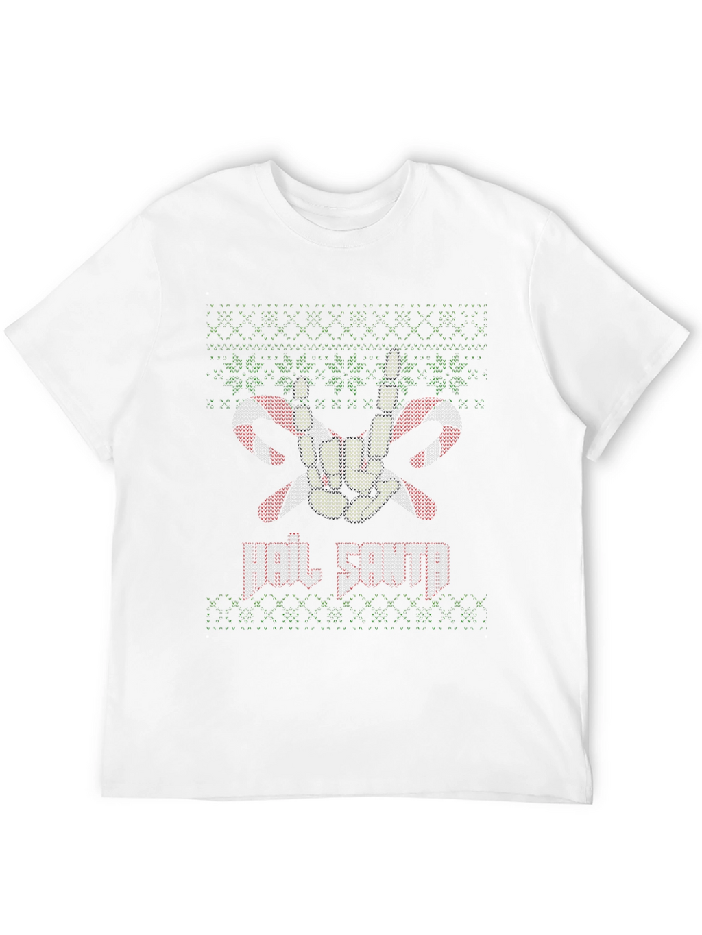 Rock On Santa Christmas T-Shirt