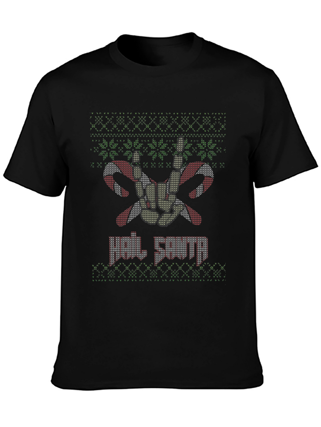Rock On Santa Christmas T-Shirt