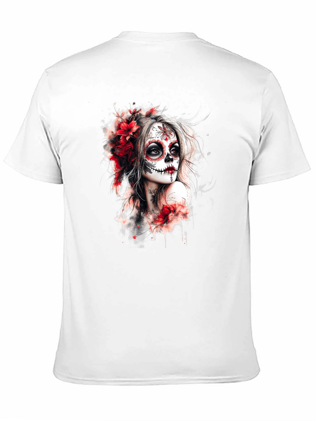 Sugar Skull Woman Graphic T-Shirt