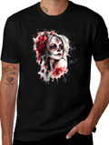 Sugar Skull Woman Graphic T-Shirt