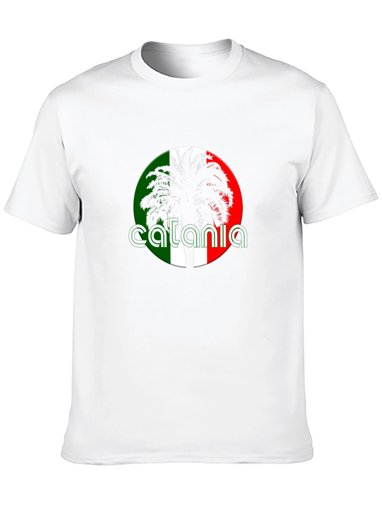 Catania Italy Palm Tree T-Shirt