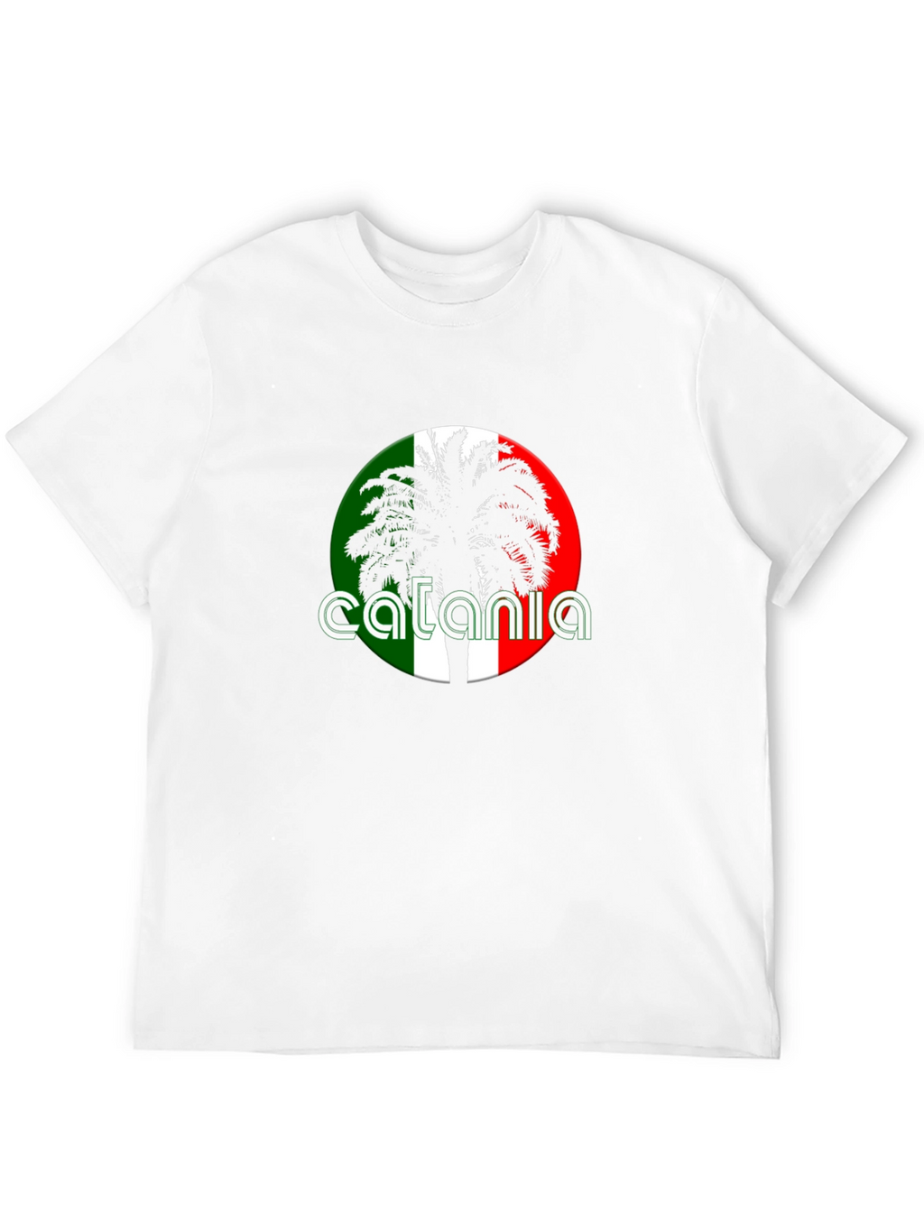 Catania Italy Palm Tree T-Shirt