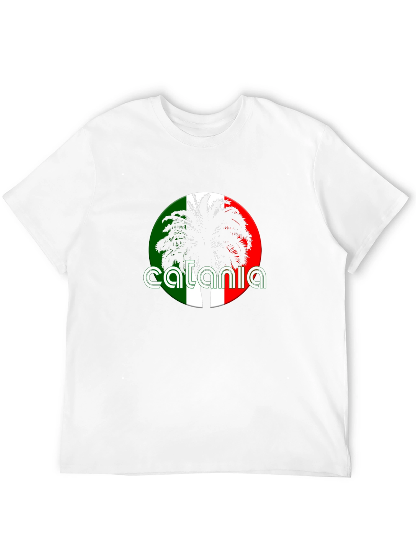 Catania Italy Palm Tree T-Shirt
