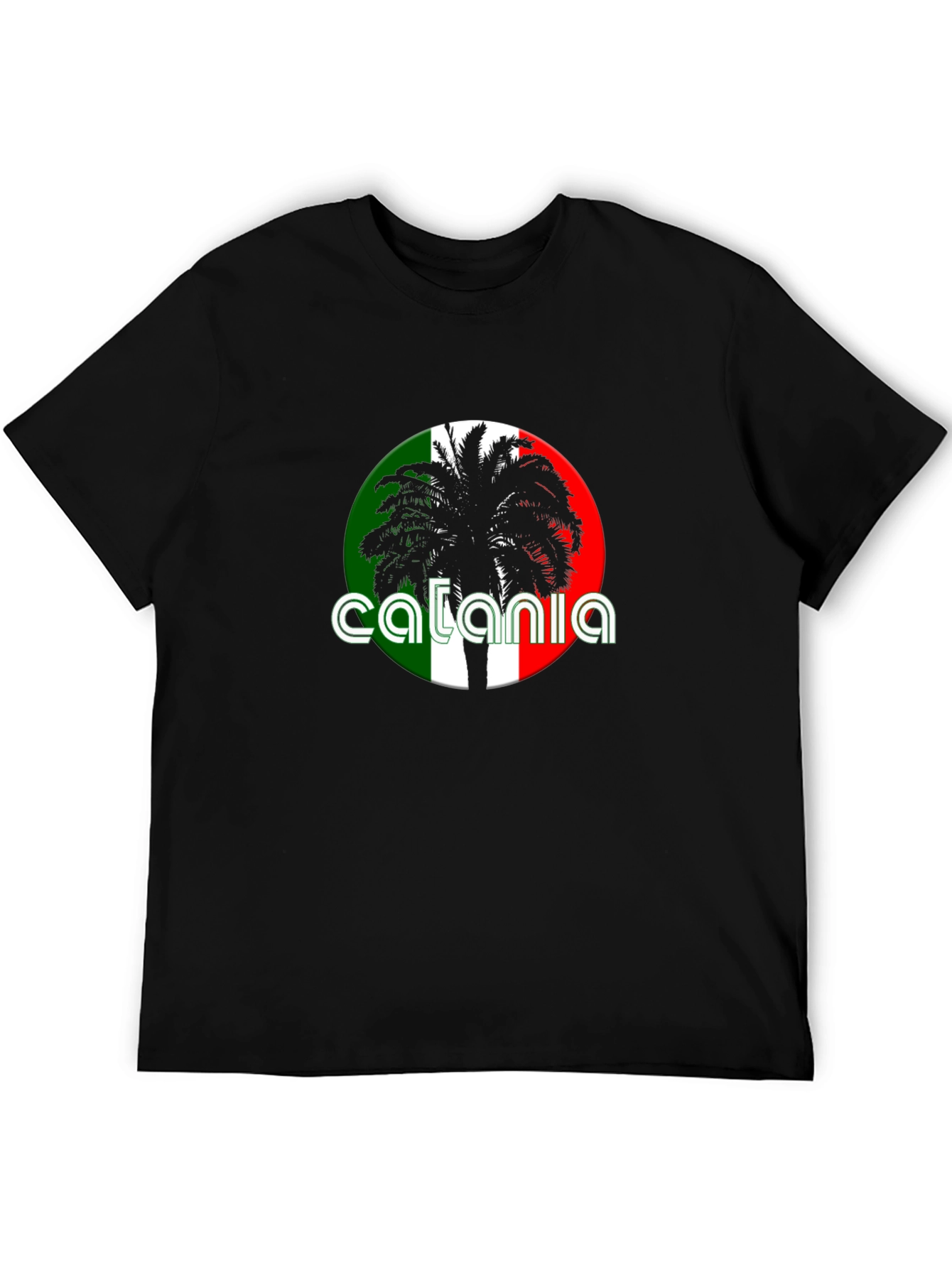 Catania Italy Palm Tree T-Shirt