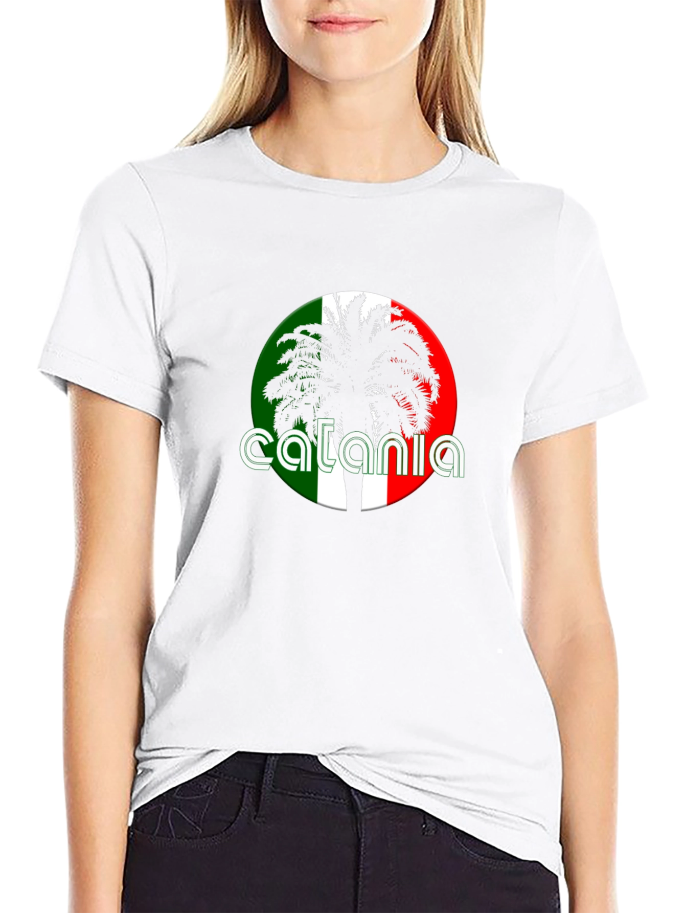 Catania Italy Palm Tree T-Shirt